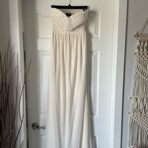 3/$30- Danity dress, cream, size small